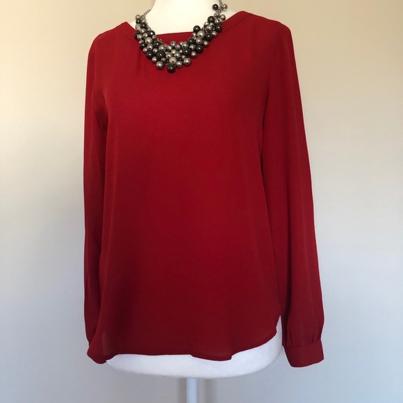 LOFT long sleeve blouse XXSP - Picture 5 of 7